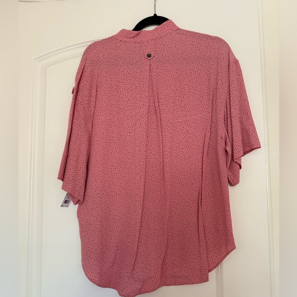 Equipment Rose Polka Dot Button-Down Shirt - Picture 4 of 6